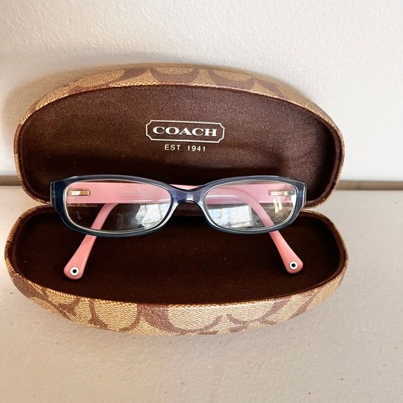 Coach Prescription Eye Glasses With A Case - Picture 2 of 12